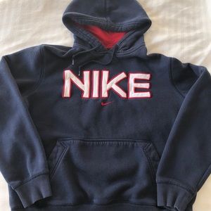 vintage nike center swoosh hoodie